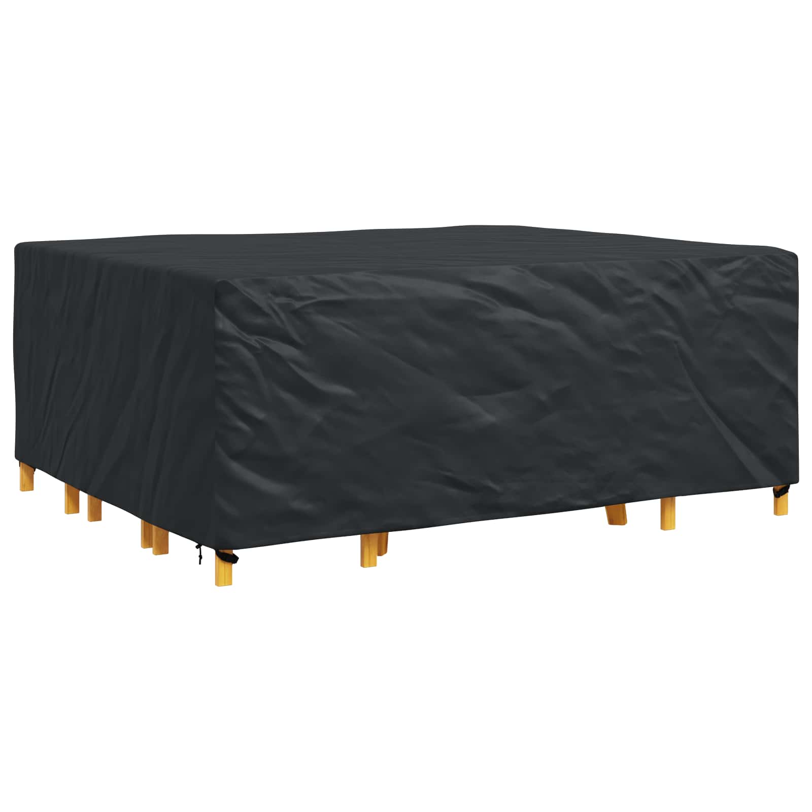 Pokrov za namještaj Jednobojno Crna 250 x 210 x 70 cm 600D