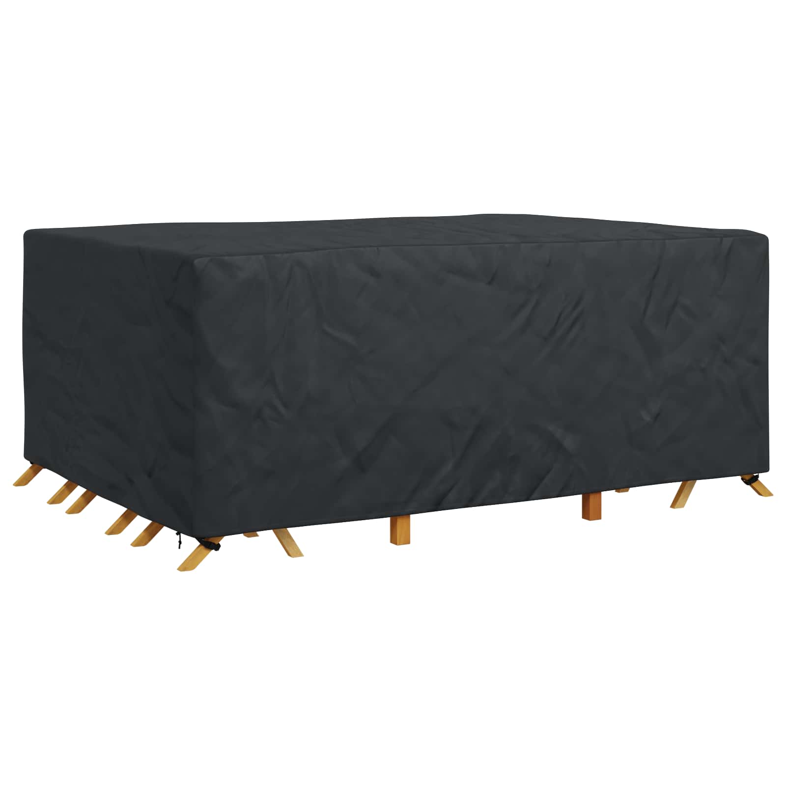 Pokrov za namještaj Jednobojno Crna 280 x 204 x 106 cm 420D