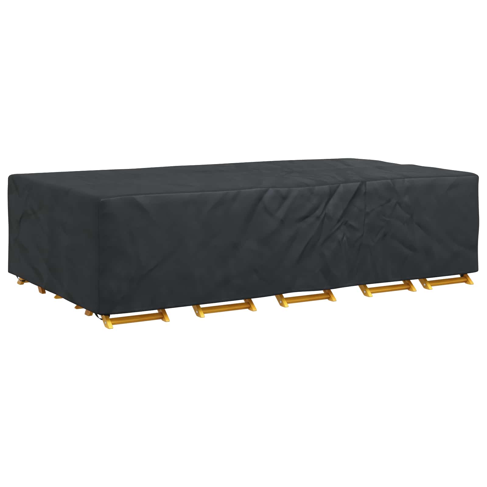 Pokrov za namještaj Jednobojno Crna 305 x 190 x 85 cm 210D
