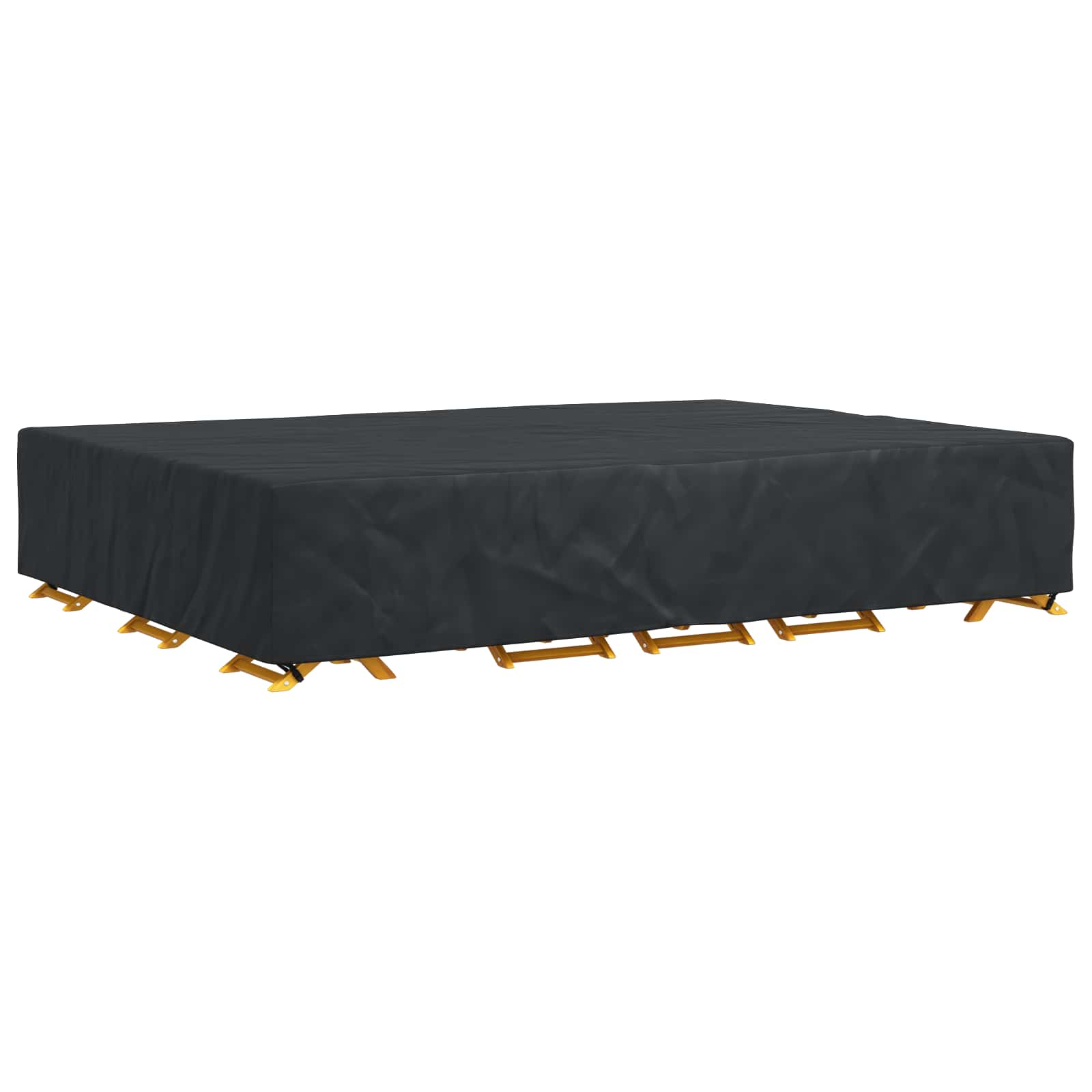 Pokrov za namještaj Jednobojno Crna 350 x 260 x 90 cm 210D