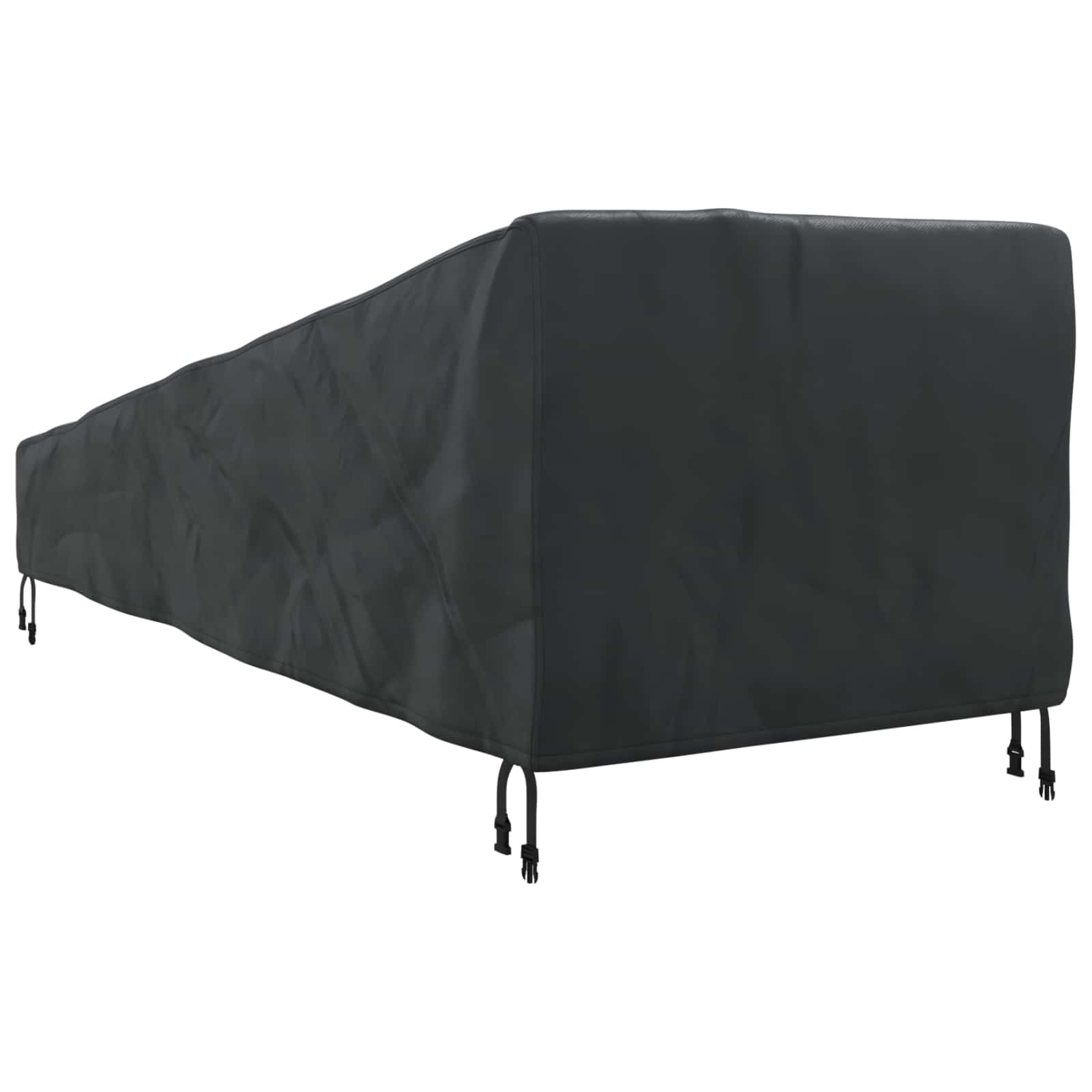 Pokrov za vanjski namještaj Crna 203 x 81 x 63 cm