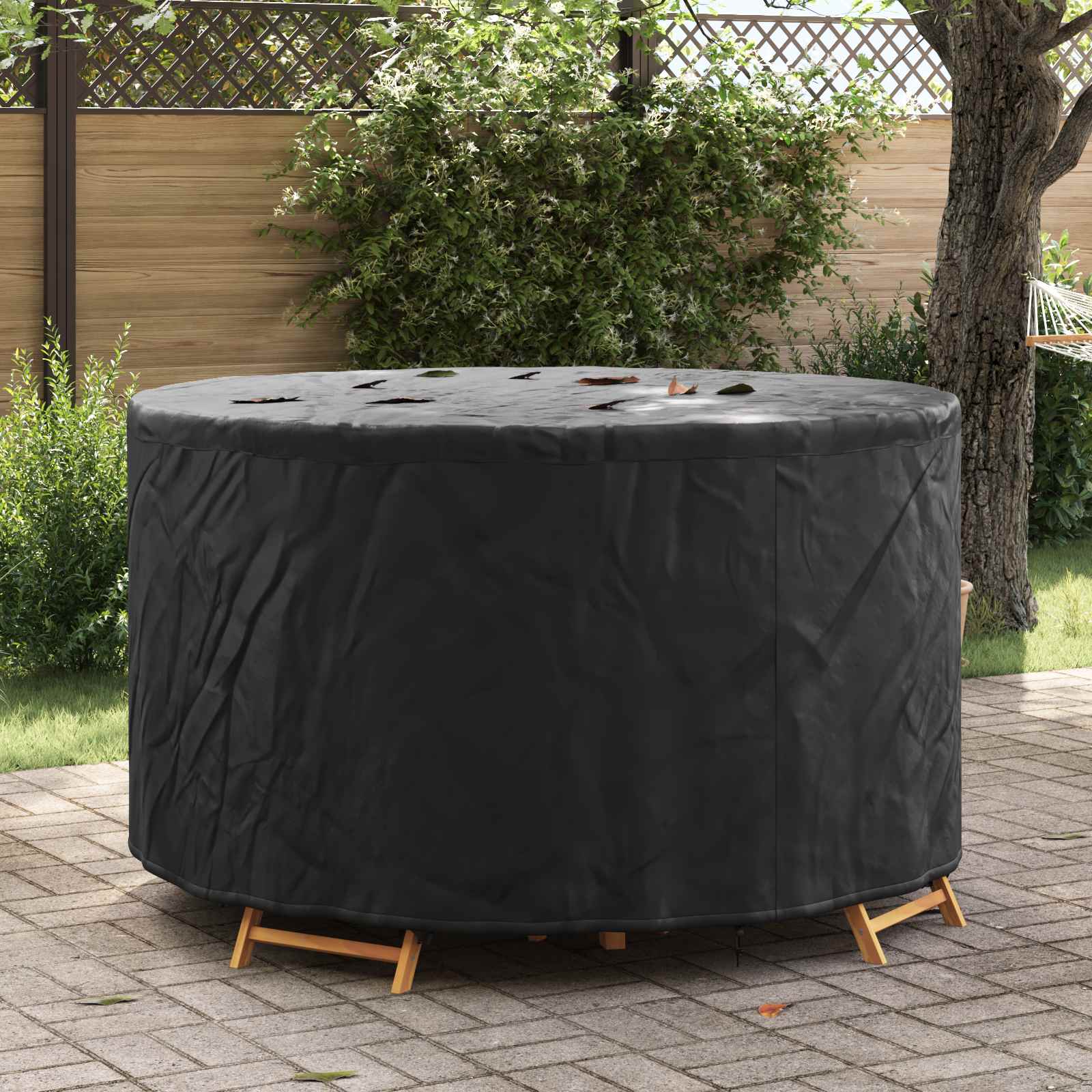 Pokrov za namještaj Crna 157 x 157 x 71 cm 210D Oxford tkanina