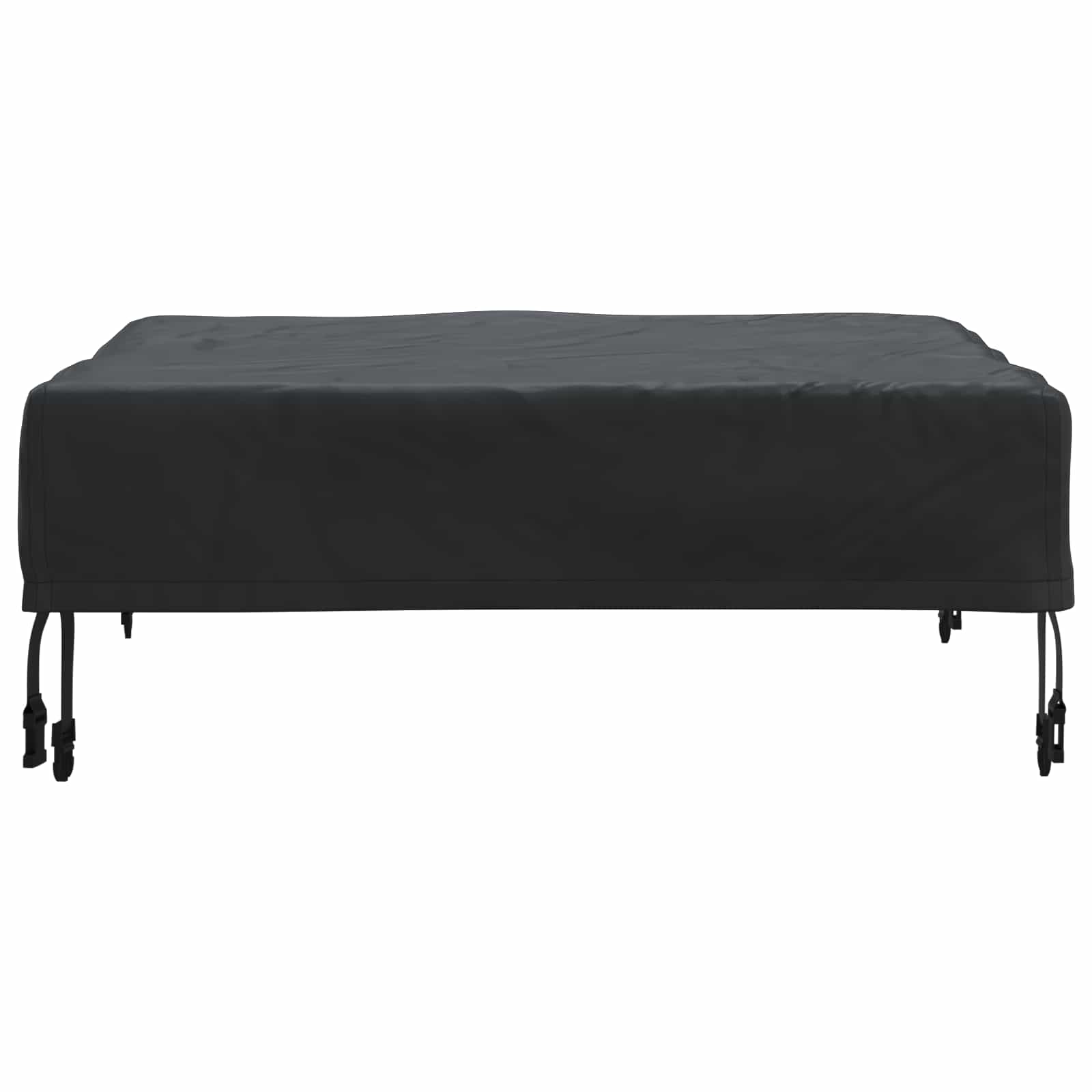 Pokrov za stol Jednobojno Crna 72 x 72 x 15 cm tkanina