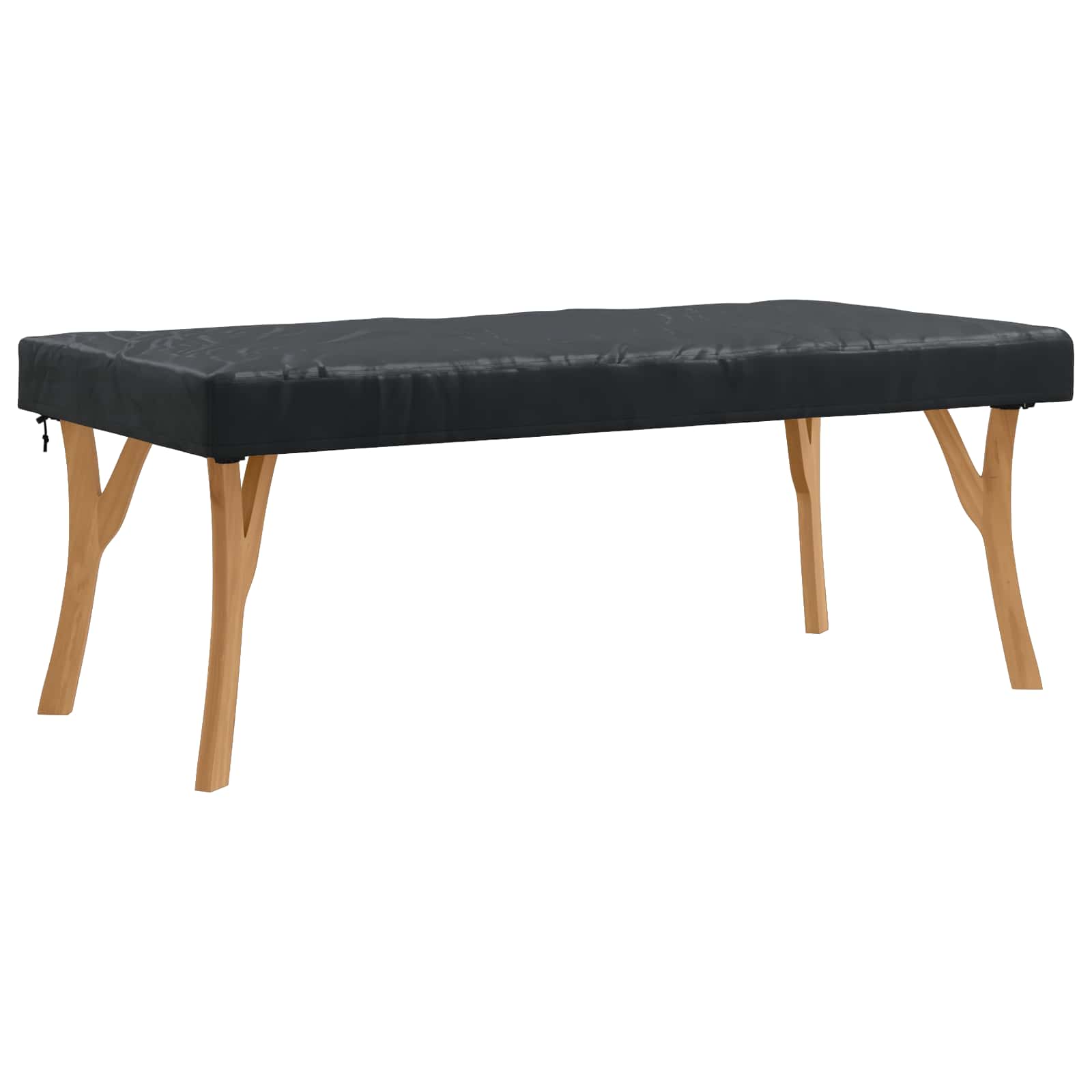 Pokrov za stol Jednobojno Crna 82 x 182 x 15 cm tkanina