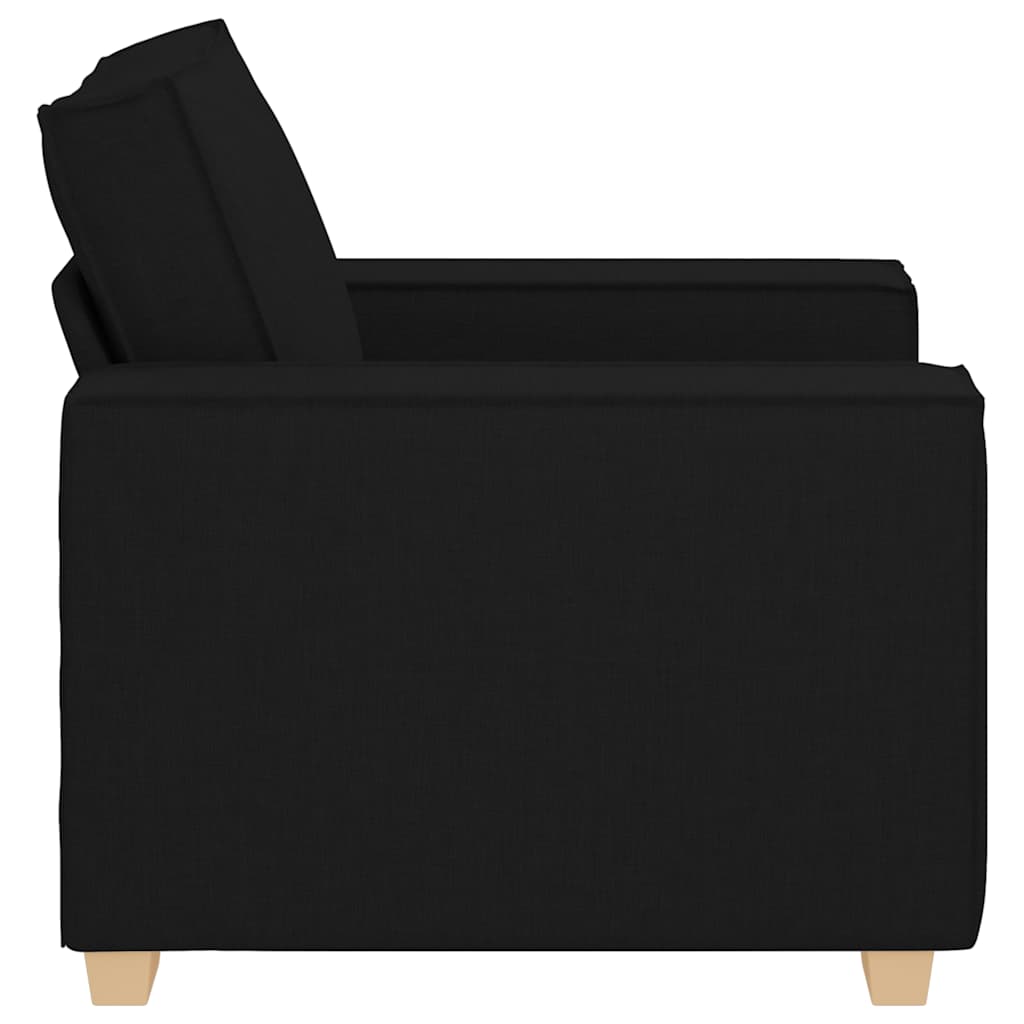 Sofa fotelja crna 100x78x84 cm tkanina