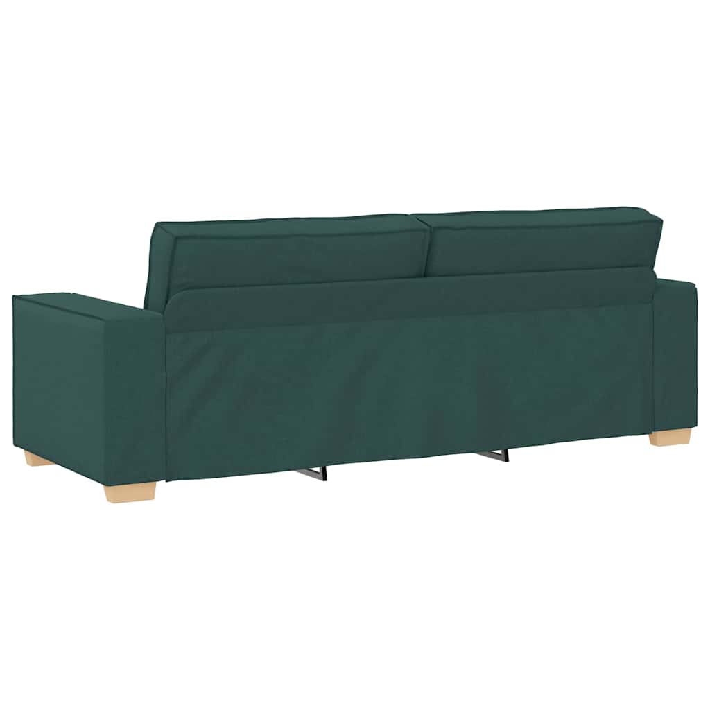 Sofa za 3 osobe Tamnozelena 220 cm tkanina