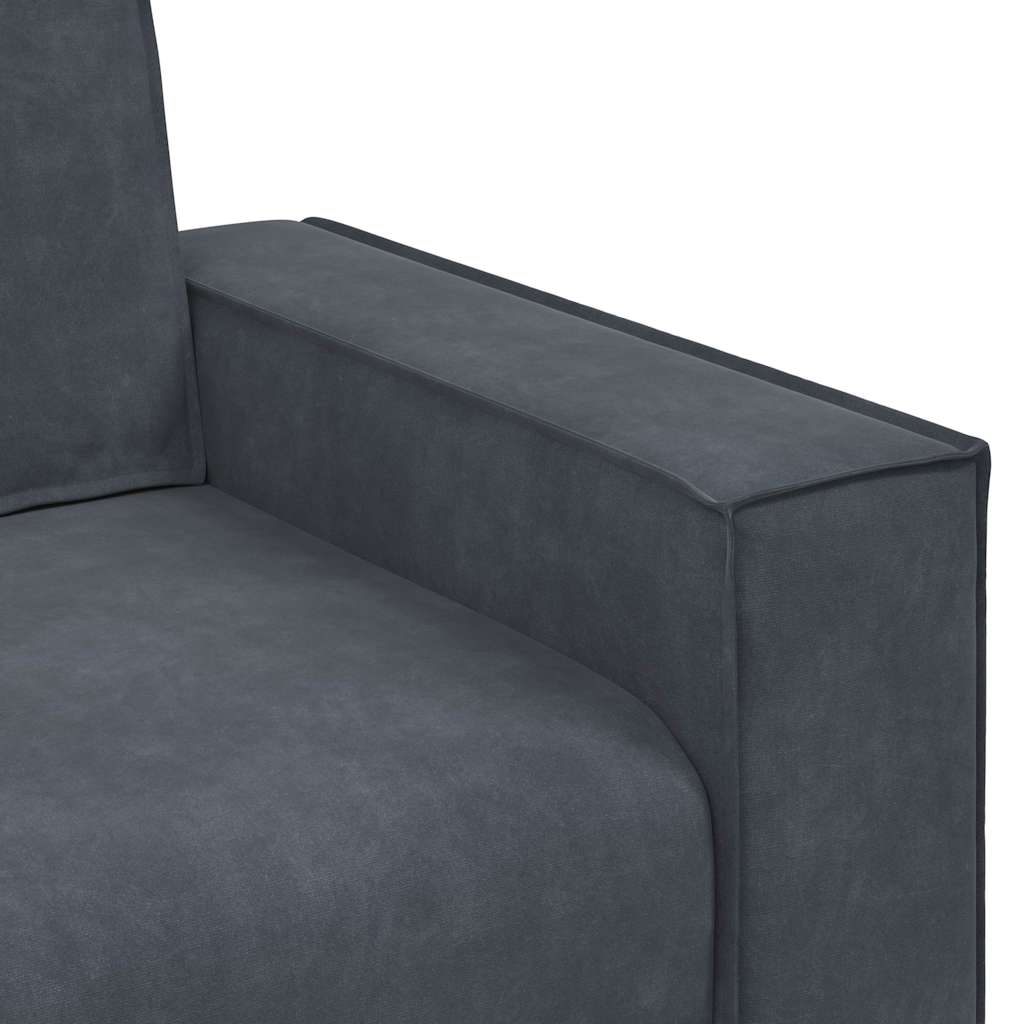 Sofa fotelja tamno siva 100x78x84 cm baršun