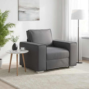Sofa stolica Sivi 100 cm Lažna koža