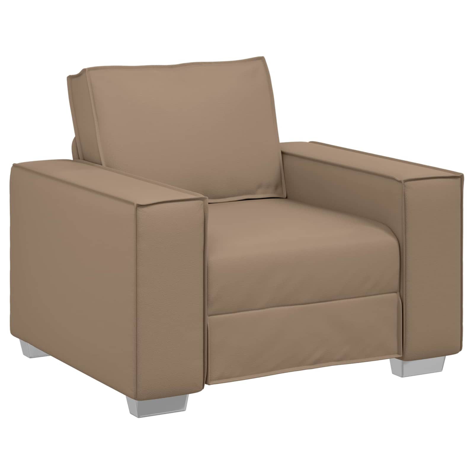 Sofa stolica Boja cappuccina 100 cm Lažna koža