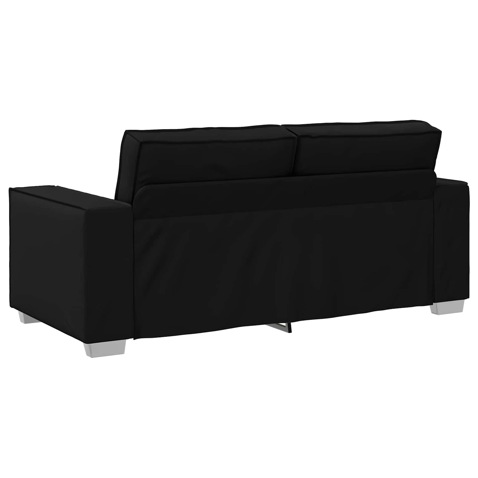 Dvosjed Crna 180 cm Lažna koža