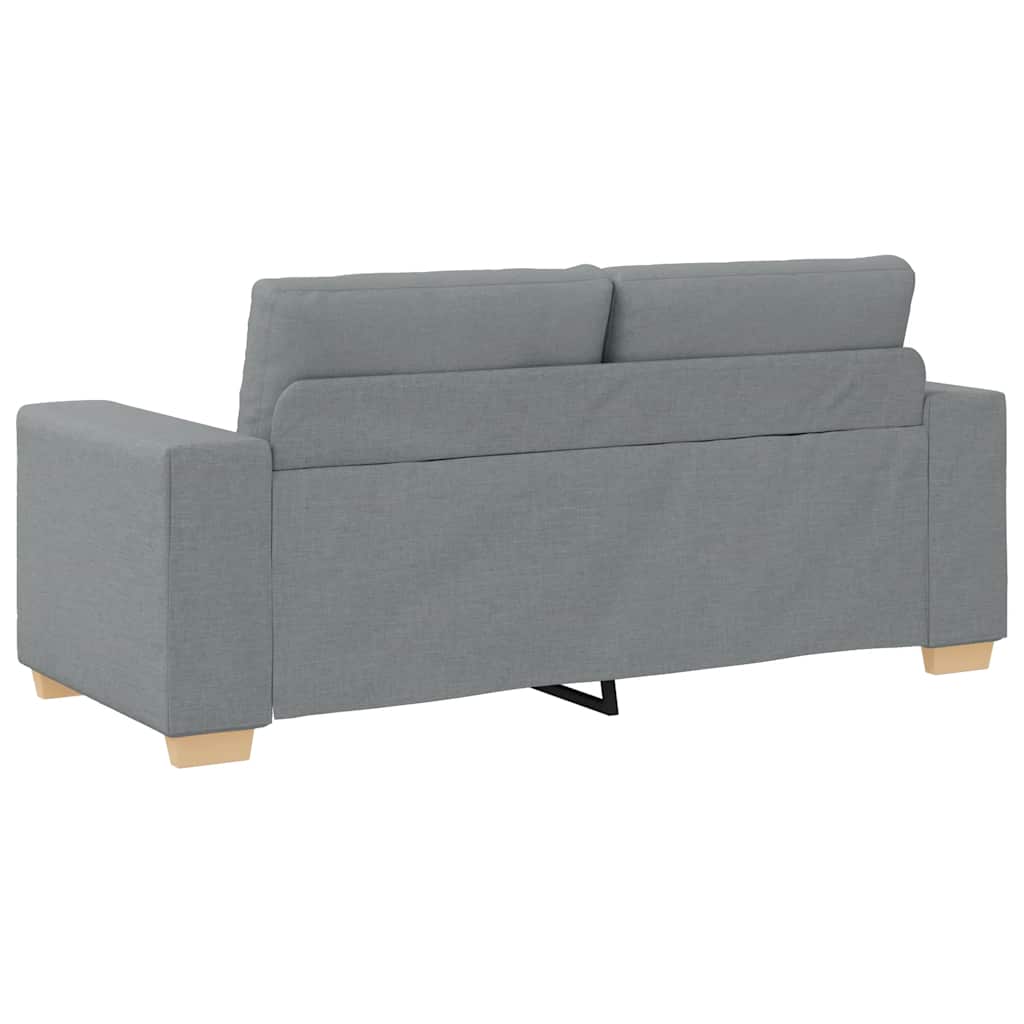 Dvosjed svijetlosiva 180x77x82 cm tkanina