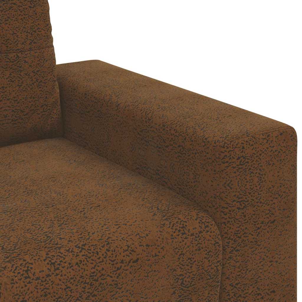 Sofa za 3 osobe Smeđa 220 cm Umetnička suknja koža