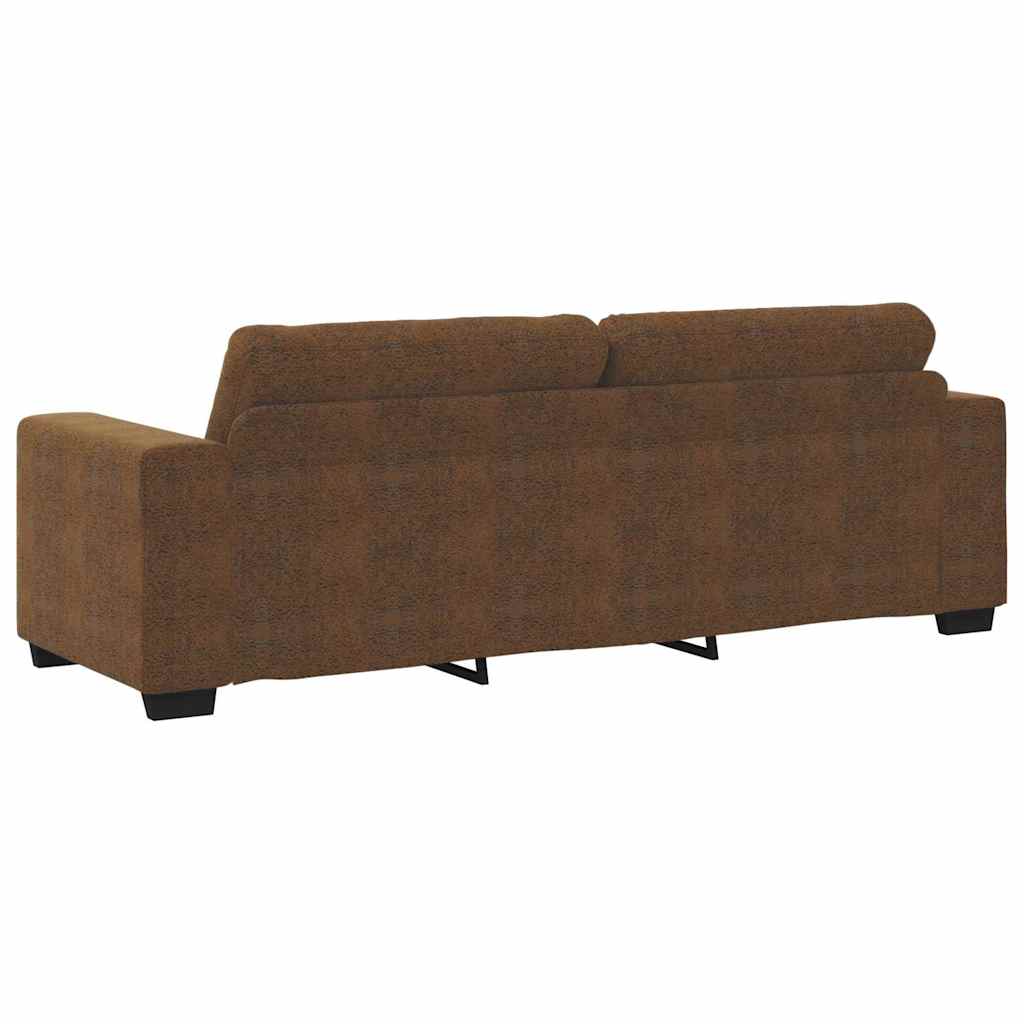Sofa za 3 osobe Smeđa 220 cm Umetnička suknja koža