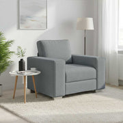 Sofa stolica Svjetlosiva 100 cm tkanina