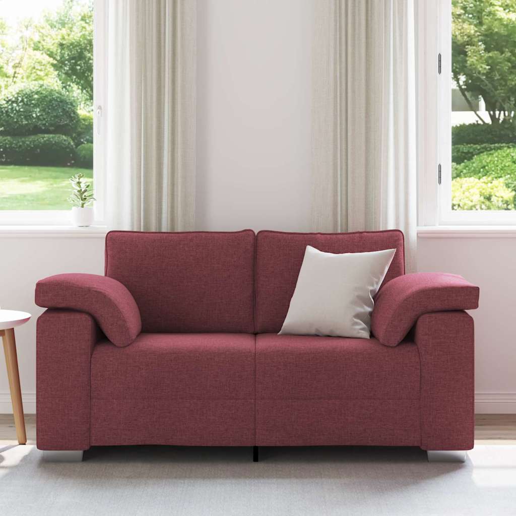 Dvosjed Vinska crvena 160 cm tkanina