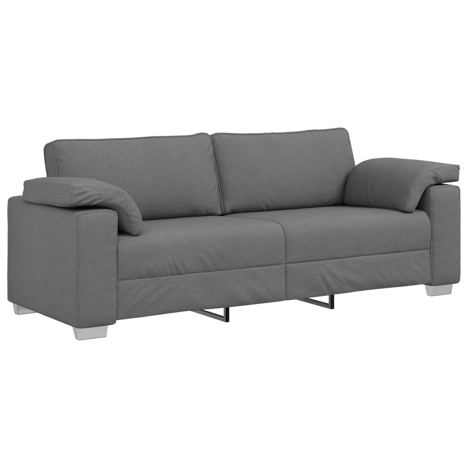 Sofa za 3 osobe Tamno siva 220 cm tkanina