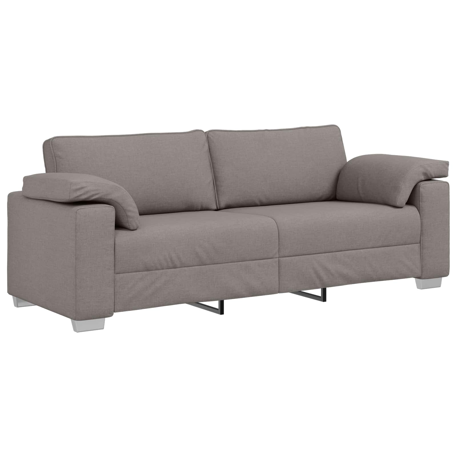 Sofa za 3 osobe Sivo-smeđa 220 cm tkanina