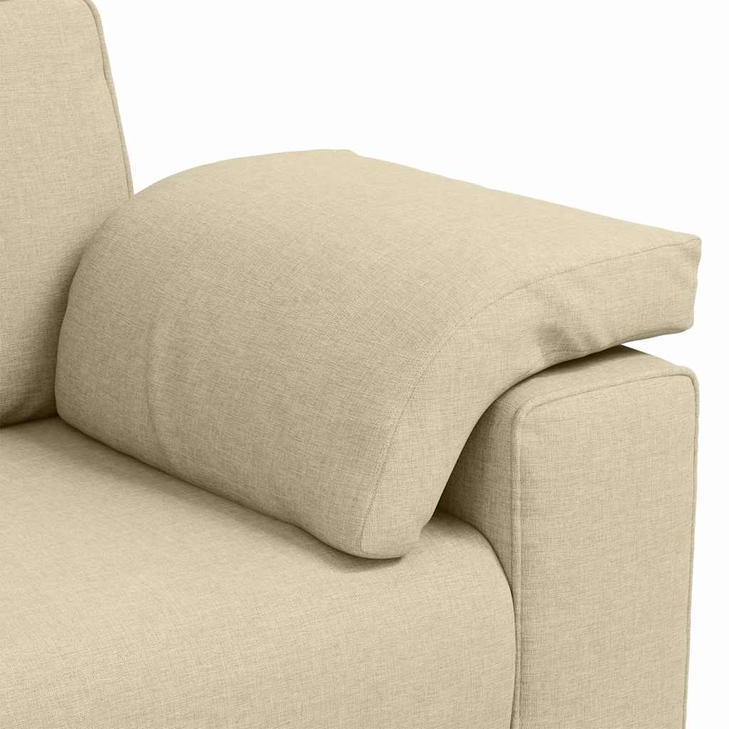 Sofa za 3 osobe Krema 220 cm tkanina