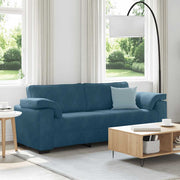 Trosjed Plavi 220x77x82 cm Baršun