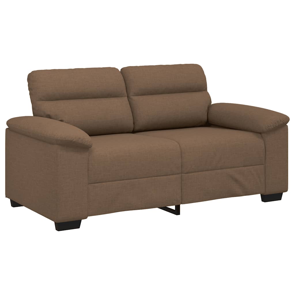 Dvosjed Smeđi 160x81x84 cm Tkanina