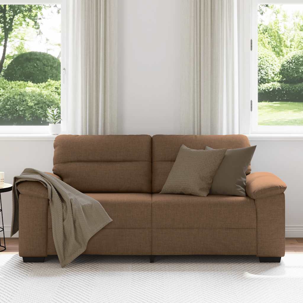 Dvosjed Smeđi 180x81x84 cm Tkanina