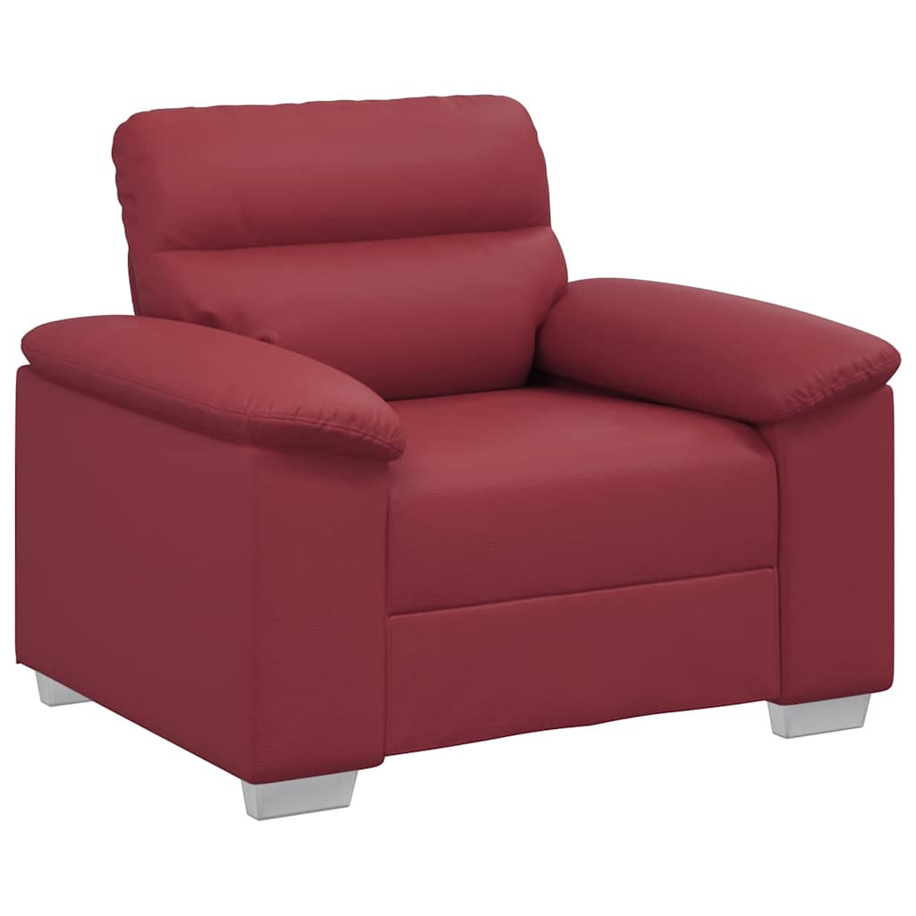 Sofa fotelja vino crvena 100x81x84 cm umjetna koža