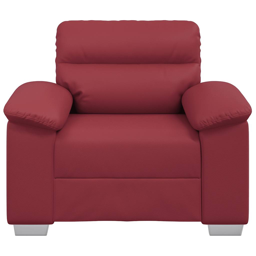 Sofa fotelja vino crvena 100x81x84 cm umjetna koža