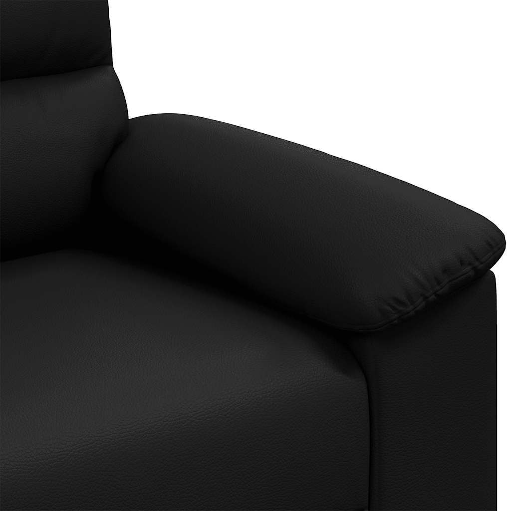 Dvosjed Kauč Crni 180x81x84 cm Implicitna koža