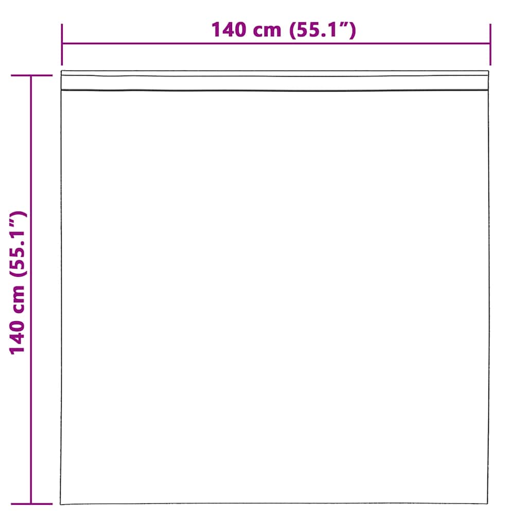 Zavjese za zamračivanje 2 pcs Crna 140 x 140 cm Baršun
