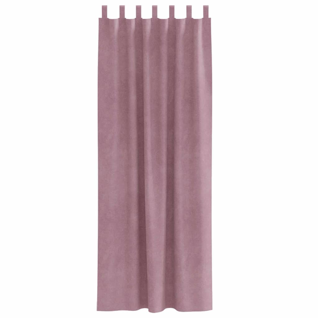 Zavjese za zamračivanje 2 pcs Tamno ružičasta 140 x 260 cm