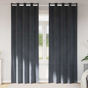 Zavjese za zamračivanje 2 pcs Svijetlo siva 140 x 260 cm Baršun