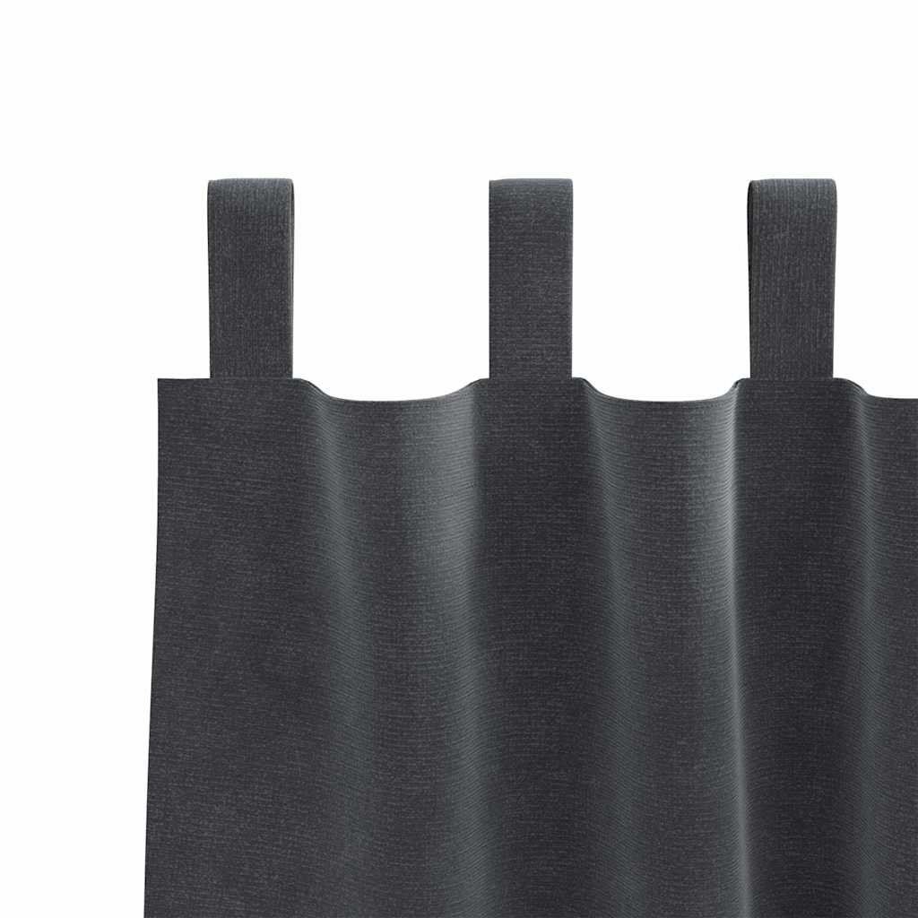 Zavjese za zamračivanje 2 pcs Svijetlo siva 140 x 140 cm Baršun