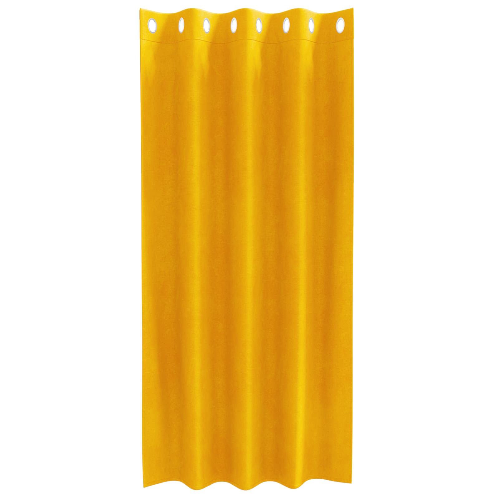 Zavjese za zamračivanje 2 pcs Žuta 140 x 175 cm Baršun