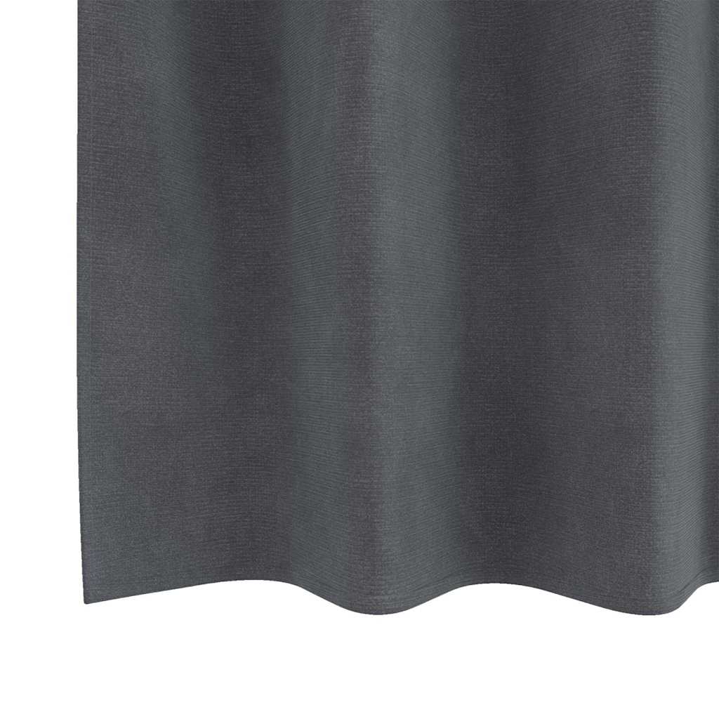 Zavjese za zamračivanje 2 pcs Svijetlo siva 140 x 140 cm Baršun