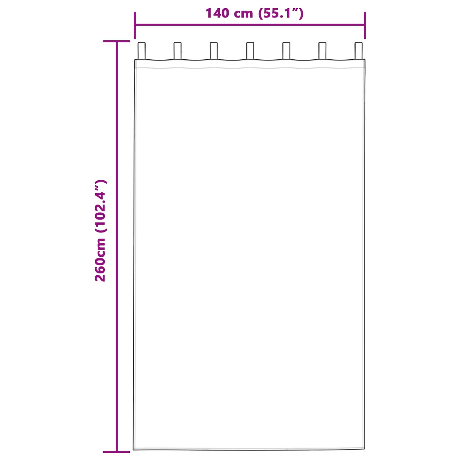 Zavjese za zamračivanje 2 pcs Svijetlo siva 140 x 260 cm Baršun