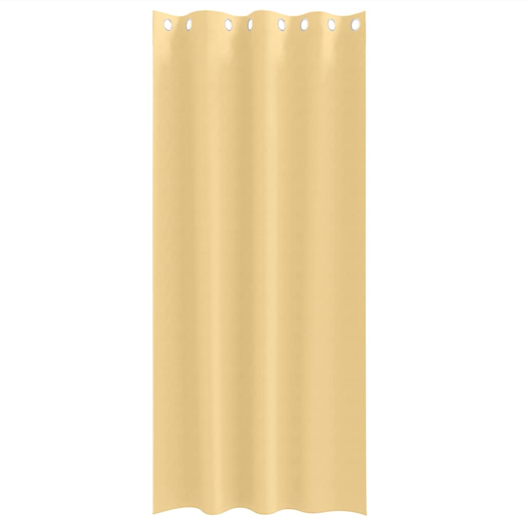 Zavjese za blackout s prstenovima 2 pcs Bež 245 x 140 cm