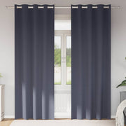 Zavjese za blackout s prstenovima 2 pcs Antracit 225 x 140 cm