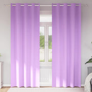 Zavjese za blackout s prstenovima 2 pcs Ljubičasta 225 x 140 cm