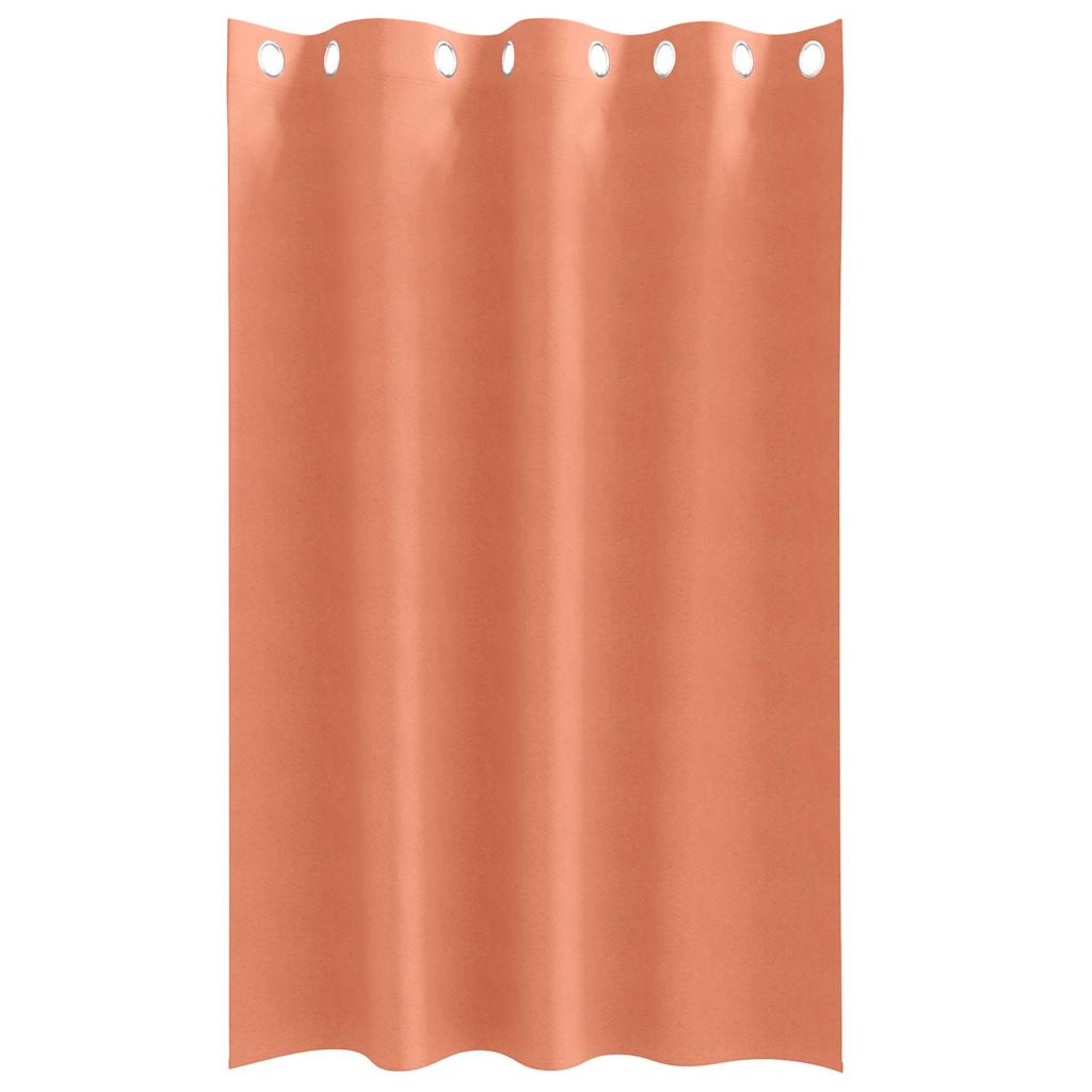 Zavjese za blackout s prstenovima 2 pcs Terakota 175 x 140 cm