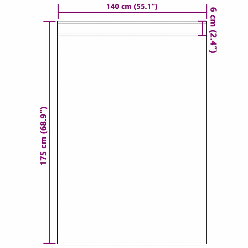 Zavjese za blackout s prstenovima 2 pcs Terakota 175 x 140 cm