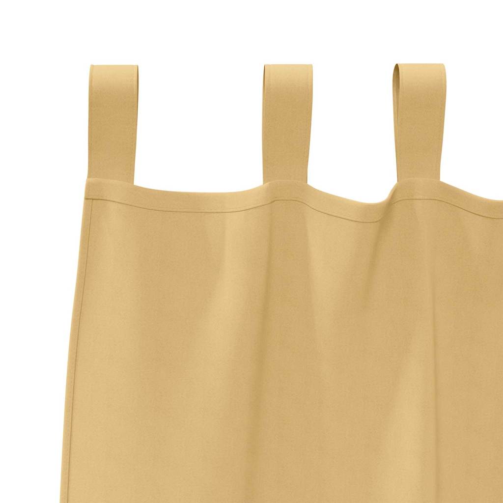 Zavjese za blackout s prstenovima 2 pcs Bež 175 x 140 cm