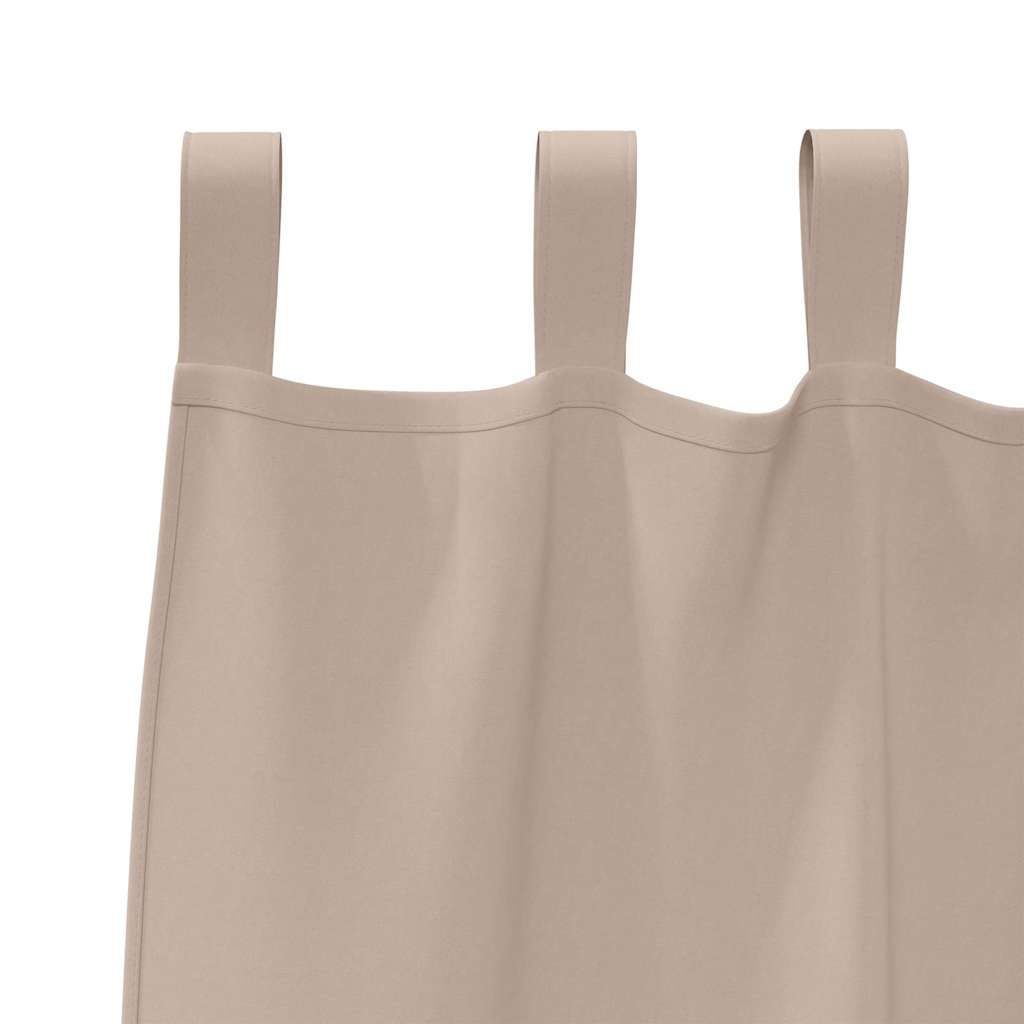 Zavjese za blackout s prstenovima 2 kom. Sivosmeđa 260 x 140 cm