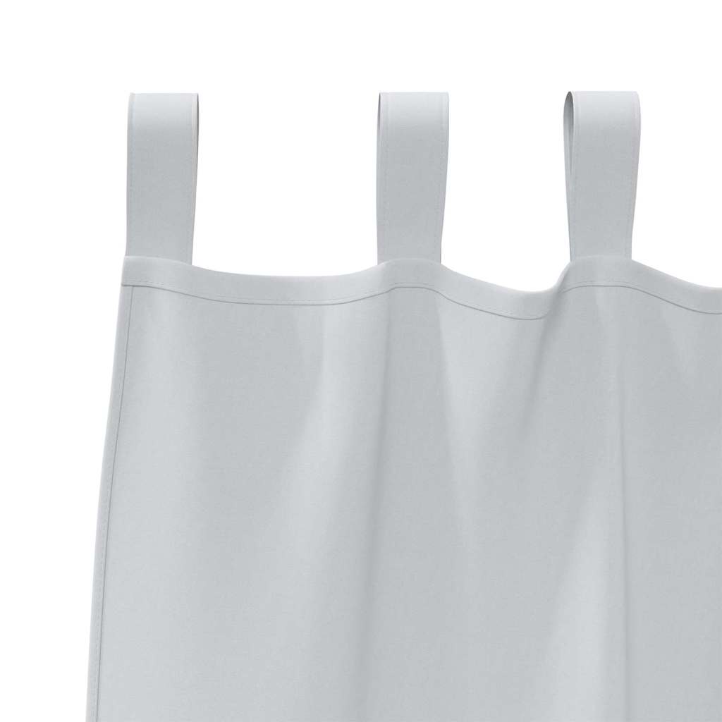 Zavjese za blackout s prstenovima 2 pcs Svijetlo siva