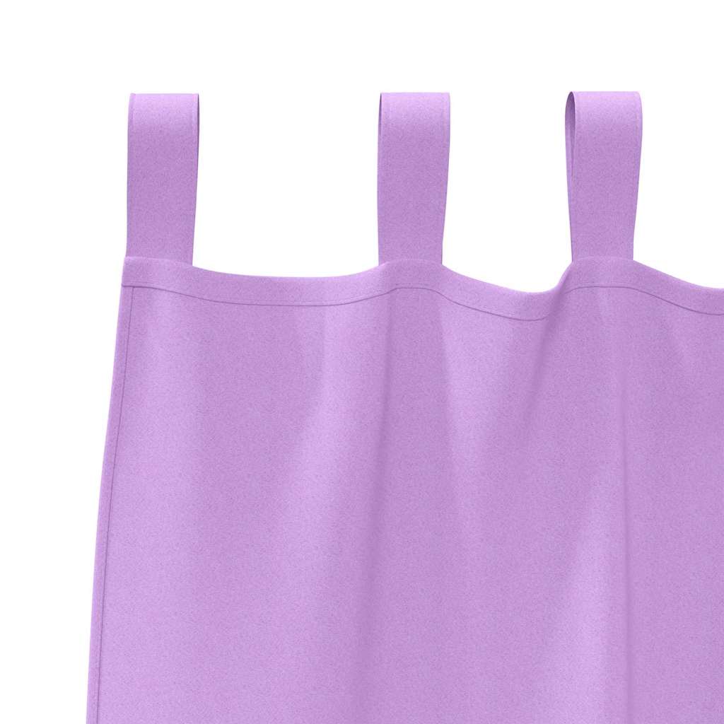 Zavjese za blackout s prstenovima 2 pcs Ljubičasta 175 x 140 cm