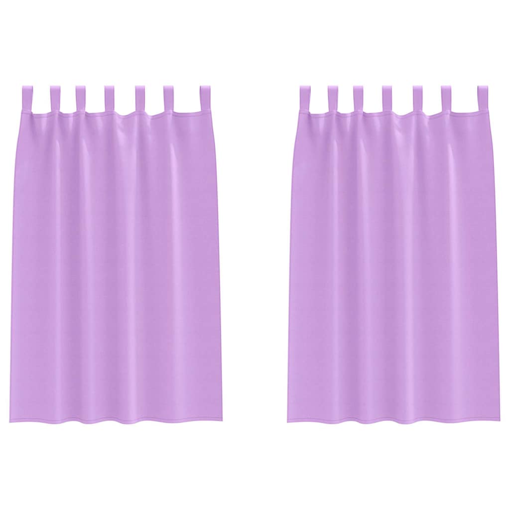 Zavjese za blackout s prstenovima 2 pcs Ljubičasta 175 x 140 cm
