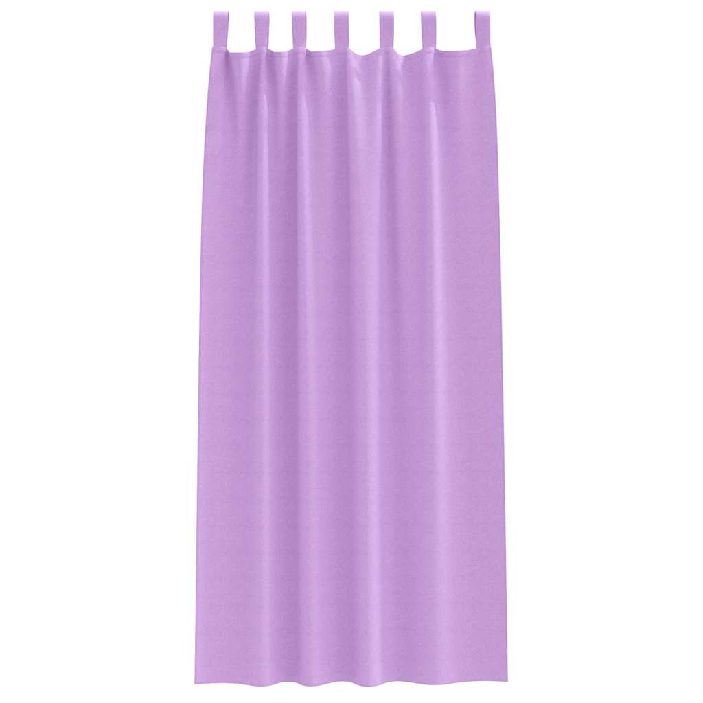Zavjese za blackout s prstenovima 2 pcs Ljubičasta 225 x 140 cm