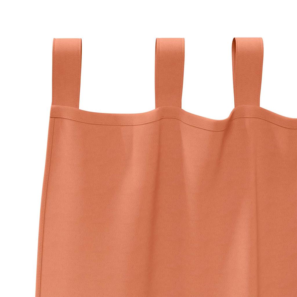 Zavjese za blackout s prstenovima 2 pcs Terakota 260 x 140 cm