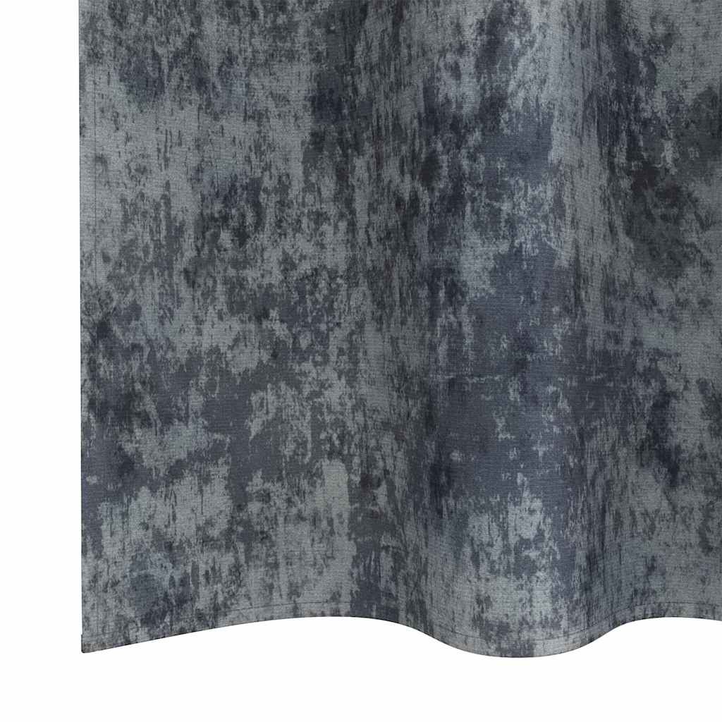 Baršunaste zavjese 2 pcs Srebrno Siva 175 x 140 cm Baršun