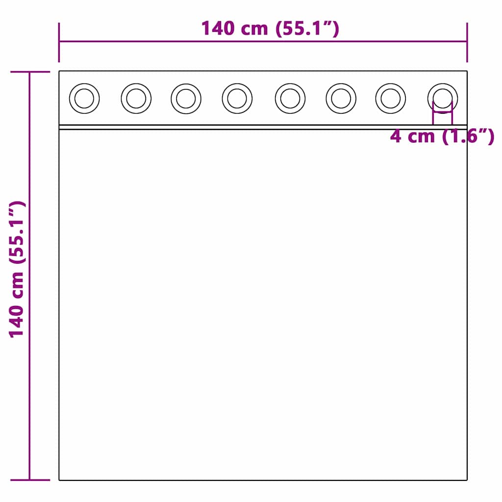 Baršunaste zavjese sa zavjesama 2 pcs Siva 140 x 140 cm Baršun