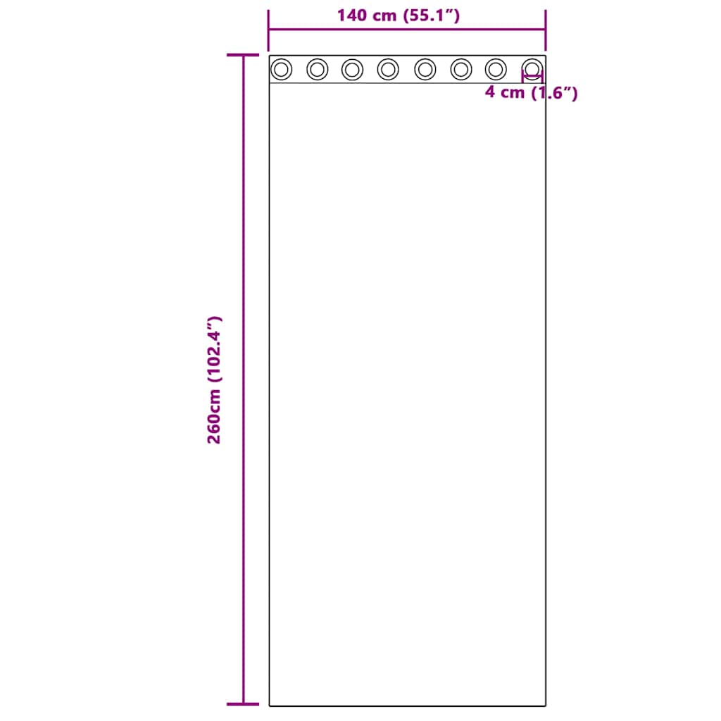 Baršunaste zavjese sa zavjesama 2 pcs Smeđa 260 x 140 cm Baršun